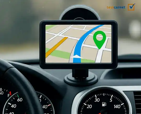 Si el sistema de navegación GPS es portátil, ¿qué debe hacer el conductor?