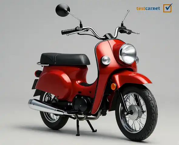 Un ciclomotor de dos ruedas está obligado a llevar…