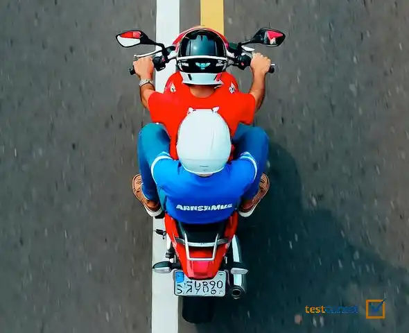 ¿Cómo debe sentarse el pasajero de una motocicleta?