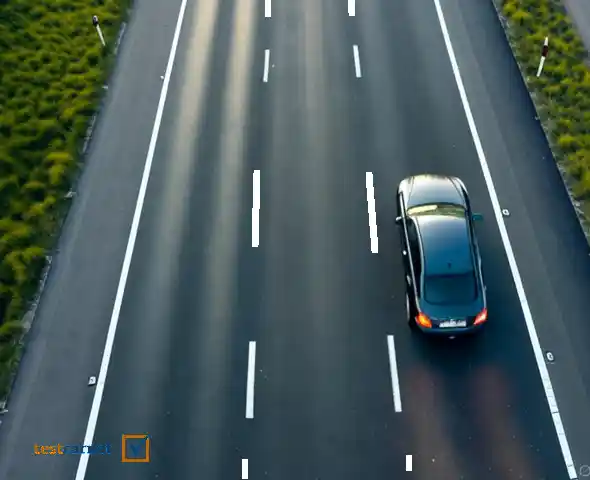 ¿Dónde debe colocarse para cambiar de dirección a la izquierda en esta vía de doble sentido y tres carriles?