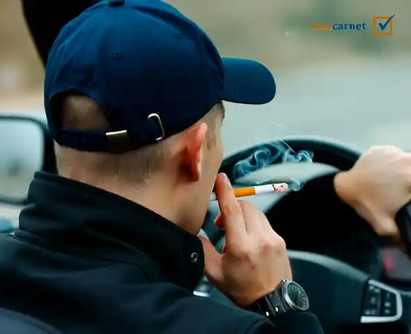 ¿Es aconsejable fumar mientras se está conduciendo?