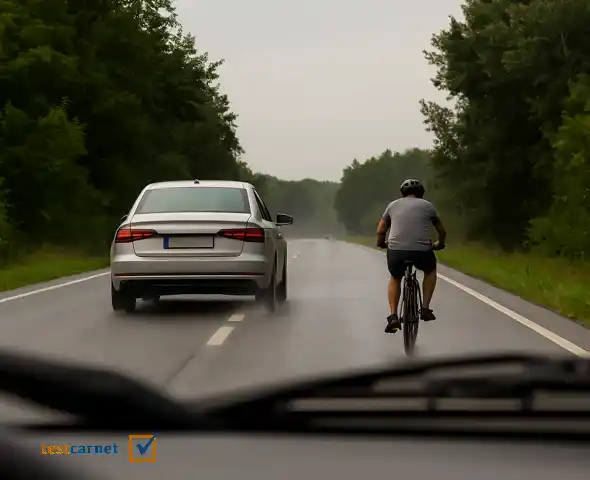 ¿Es correcto este adelantamiento?